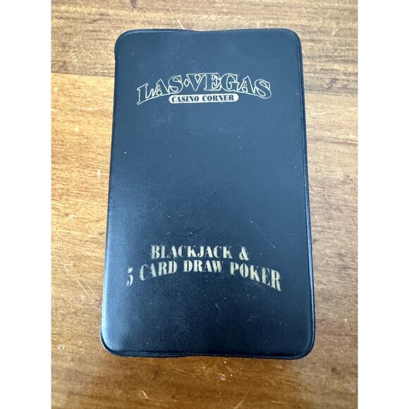 Vintage Blackjack & 5 Card Poker 1994 Micro games of America Working - Picture 2 of 4